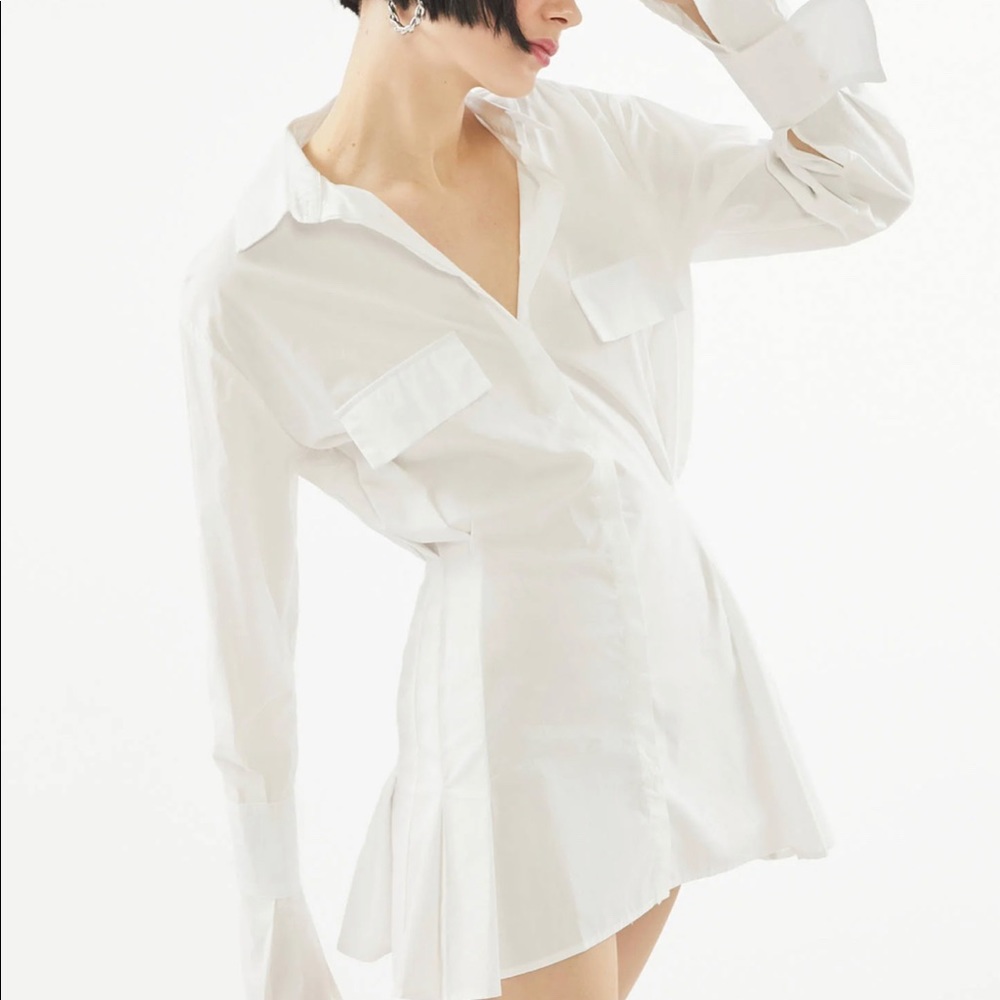 Princess polly/lioness white shirt dress